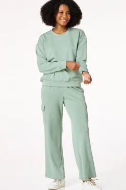 Cato Green Cargo Sweatpants><noscript><img width=