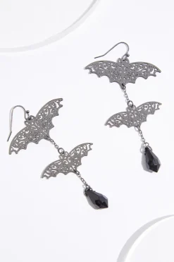 Cato Halloween Bat Linear Earrings> Earrings
