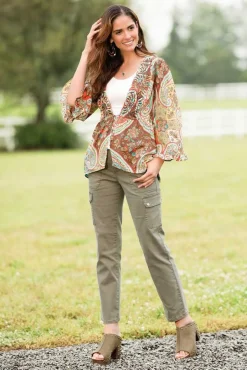 Cato High Rise Utility Jeans> Jeans