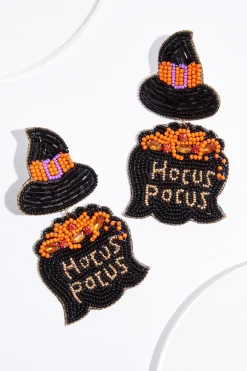 Cato Hocus Pocus Seed Bead Earrings> Earrings