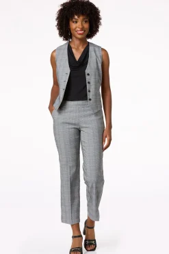 Cato Houndstooth Vest><noscript><img width=