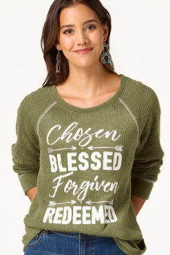 Cato Inspirational Waffle Top><noscript><img width=