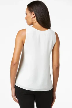 Cato Ivory Layered Tank> Tops