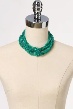 Cato Knotted Lucite Bead Necklace> Necklaces