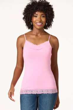 Cato Lace Trim Cami><noscript><img width=