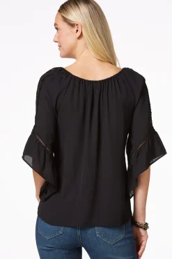 Cato Lacy Bell Sleeve Top> Tops