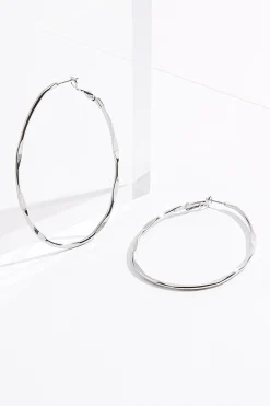 Cato Large Cutout Oval Earrings> Earrings
