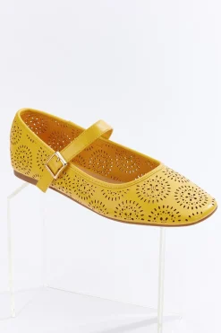 Cato Laser Cut Mary Jane Flats> Flats