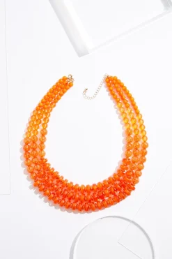 Cato Layered Lucite Short Necklace> Necklaces
