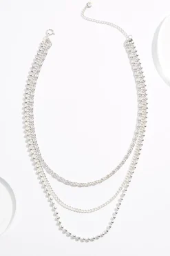 Cato Layered Chain Necklace> Necklaces