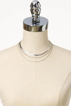 Cato Layered Snake Chain Short Necklace> Necklaces