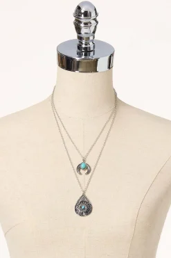 Cato Layered Western Necklace> Necklaces