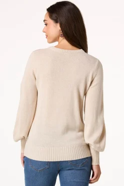 Cato Leafy Pumpkin Sweater><noscript><img width=