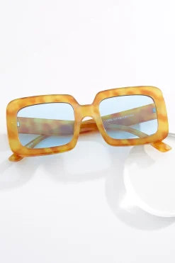 Cato Light Tortoise Square Sunglasses> Sunglasses
