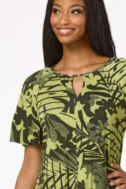Cato Lime Palm Leaf Top><noscript><img width=