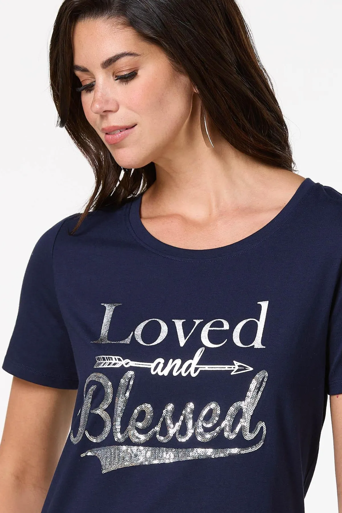 Cato Loved And Blessed Tee> Tops