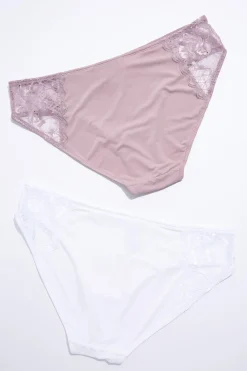 Cato Lovely Lace Panel Panty Set><noscript><img width=
