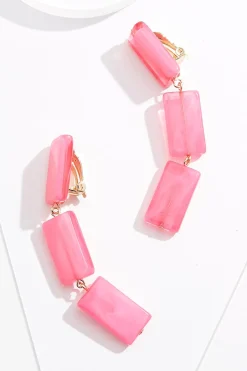 Cato Lucite Linear Earrings> Earrings