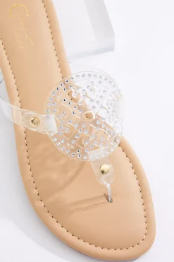 Cato Lucite Medallion Sandals> Sandals
