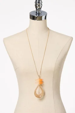 Cato Lucite Mesh Wire Pendant Necklace Set> Sets|Necklaces