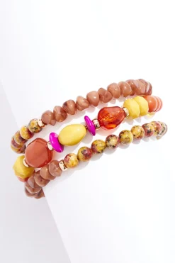 Cato Lucite Bead Coil Bracelet> Bracelets