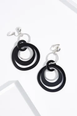 Cato Lucite Ring Clip- On Earrings> Earrings