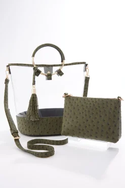 Cato Lucite Ring Handle Bucket Bag> Handbags