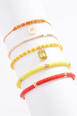 Cato Lucite Rubber Multi Bracelet Set> Bracelets