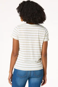 Cato Lurex Stripe Top> Tops