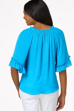 Cato Malibu Ruffled Top> Tops