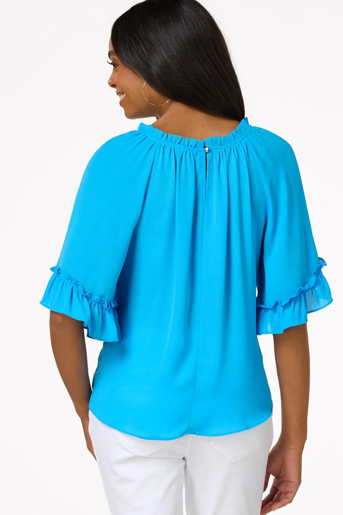 Cato Malibu Ruffled Top> Tops