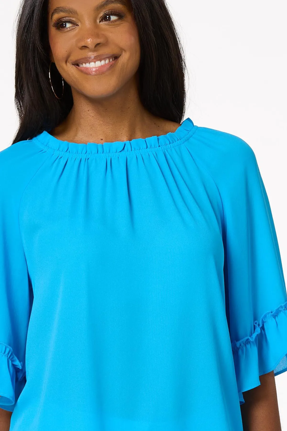 Cato Malibu Ruffled Top> Tops