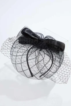Cato Mesh Bow Veil Fascinator> Hats & Hair