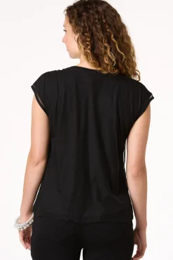 Cato Mesh Floral Top> Tops