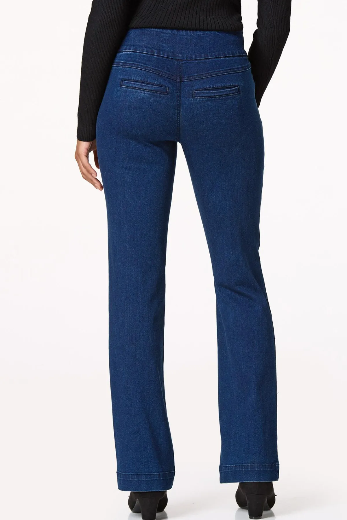 Cato Mid Rise Pull- On Trouser Jeans> Jeans