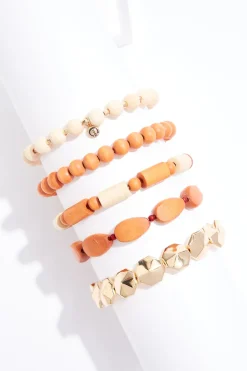 Cato Mixed Tone Wood Bracelet Set> Bracelets