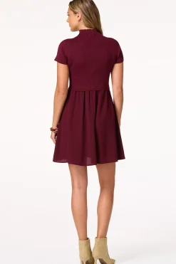 Cato Mock Neck Sweater Dress> Dresses