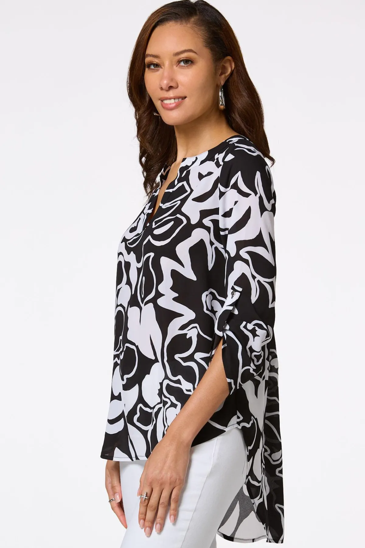 Cato Modern Contrast Tunic> Tops