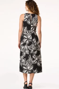 Cato Modern Floral Midi Dress><noscript><img width=