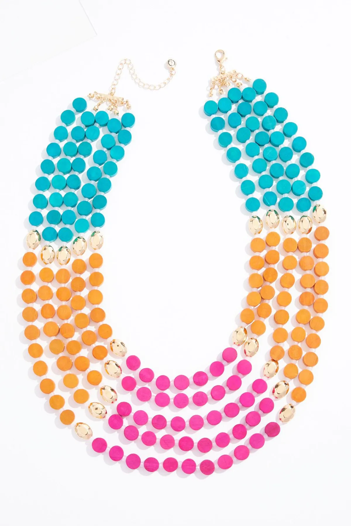 Cato Color Wood Layered Necklace> Necklaces