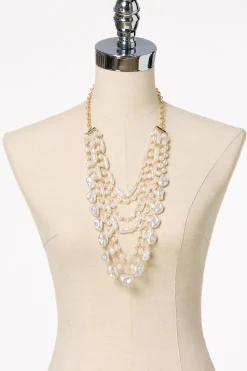 Cato Multi Pearl Statement Layered Necklace> Necklaces