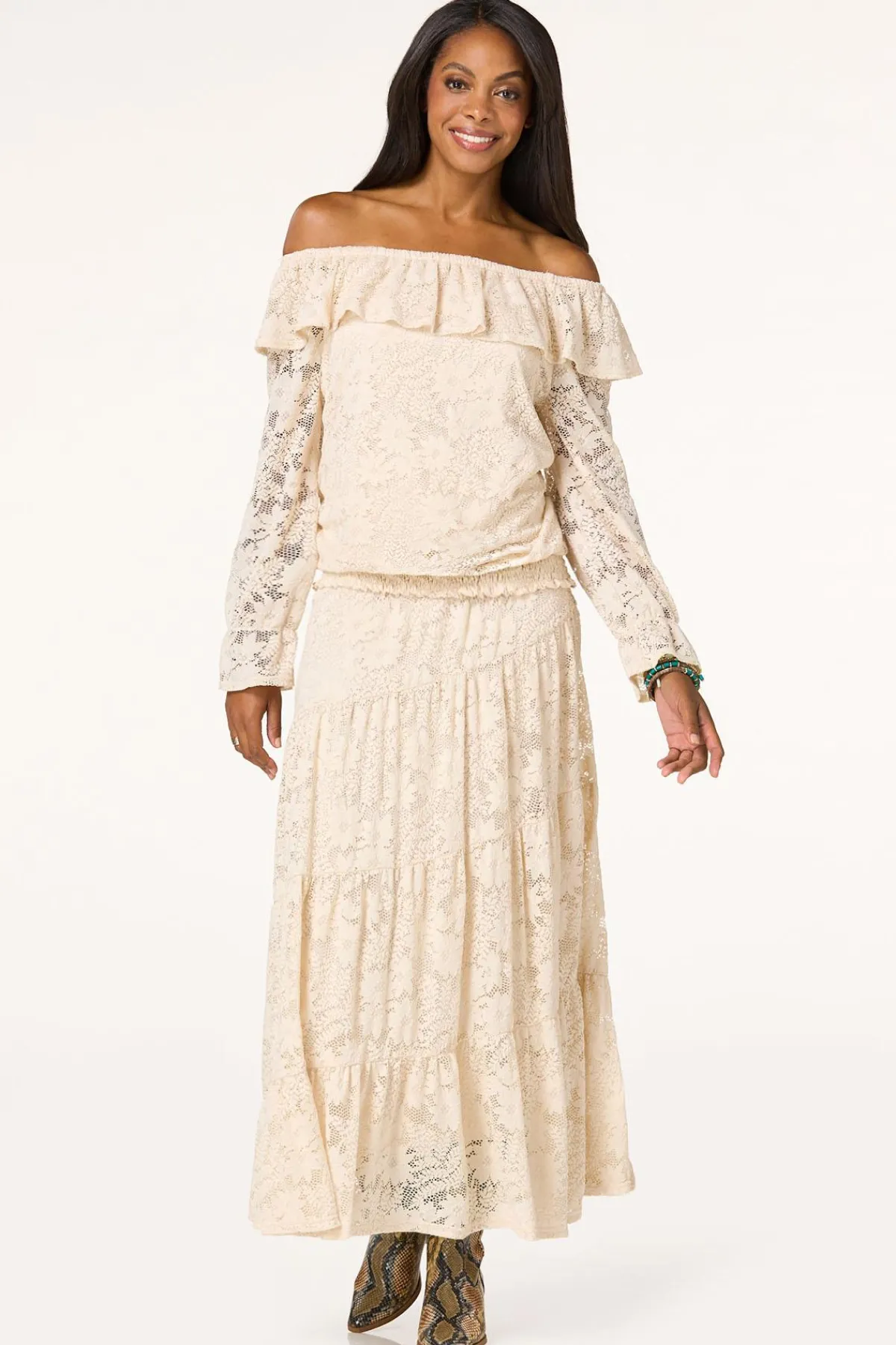 Cato Convertible Crochet Top> Tops