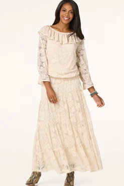 Cato Crochet Skirt><noscript><img width=