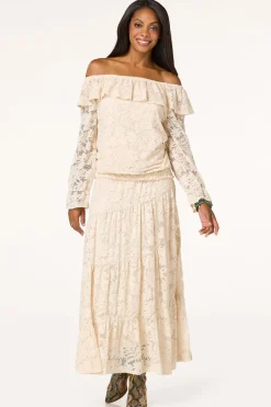 Cato Crochet Skirt><noscript><img width=