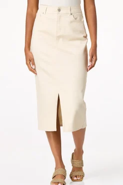 Cato Natural Denim Skirt> Skirts|Jeans