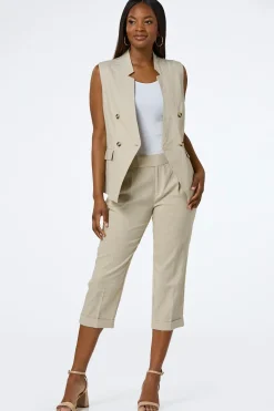 Cato Natural Linen Vest><noscript><img width=