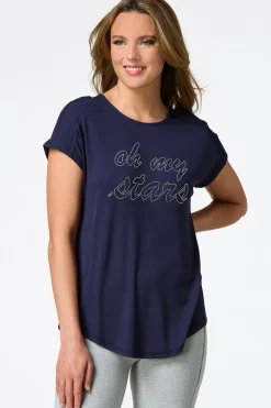 Cato Oh My Stars Tee> Athleisure|Tops