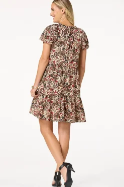 Cato Paisley Babydoll Swing Dress> Dresses