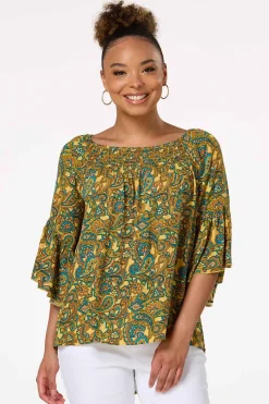 Cato Paisley Poet Top> Tops