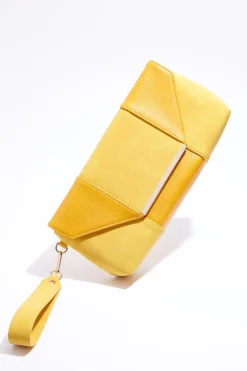 Cato Paneled Flap Wristlet> Handbags